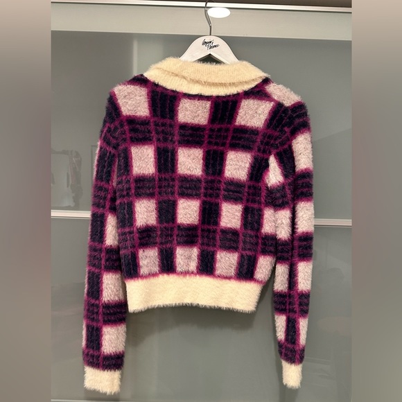 Anthropologie Plaid Cardigan sz Small - Picture 7 of 8